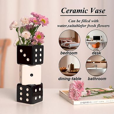 Handmade Ceramic Vase Home Decoration Centerpiece Flower Stand