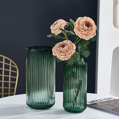 Vase 7.5 inches Thickened Glass Home and Office Decoration