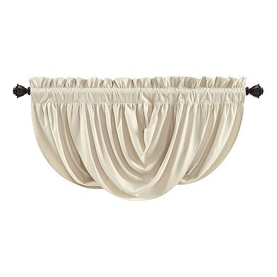 Waterfall Ruffle Curtains 42"x18" Light-Filtering Curtains