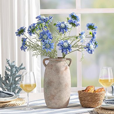 Ceramic Vase 12 Inch Farmhouse Terracotta Decorative Pottery Home Decor
