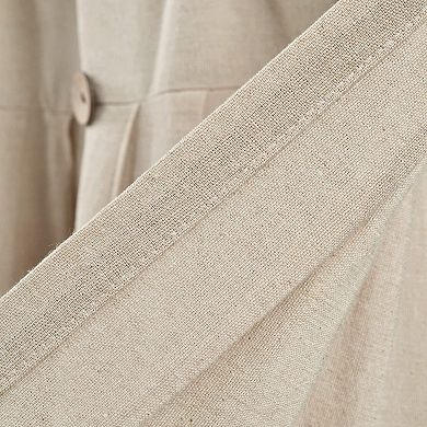 Linen Tab Top Cottage Style Curtain Valance 52 inches wide x 18 inches long