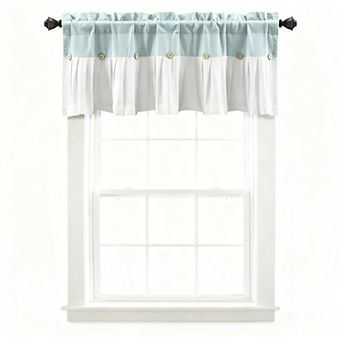 Linen Tab Top Cottage Style Curtain Valance 52 in wide x 18 in long