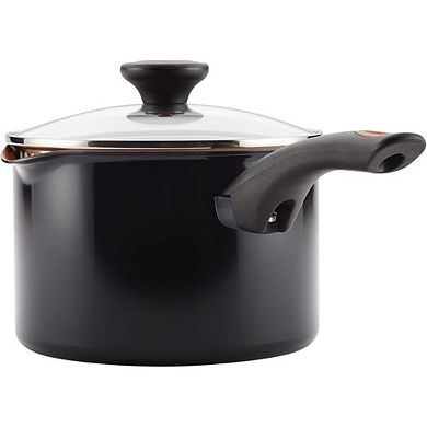 Nonstick Saucepan with Strainer Lid, Easy Clean, Durable