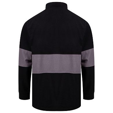 Front Row Unisex Adult Panelled Quarter Zip Jumper