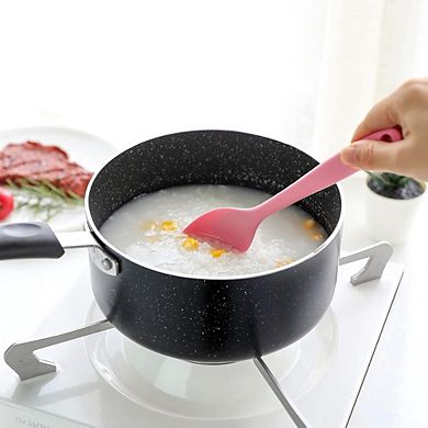 Nonstick Saucepan Set with Glass Lids, Easy Clean, Durable