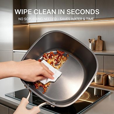 Nonstick Ceramic Saucepan with Lid