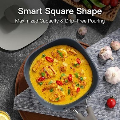 Nonstick Ceramic Saucepan with Lid