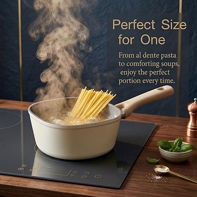 Nonstick Ceramic Saucepan with Lid