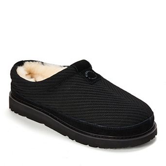 Dearfoams Grafton Men's Knit Slip-On Clog Slippers