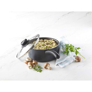 Nonstick Everyday Saucepan with Lid, 3 Qt, Induction Safe