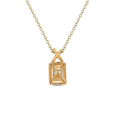 Heirloom Treasures Sterling Silver 1/5 Carat T.W. Lab-Grown Diamond Pendant Necklace
