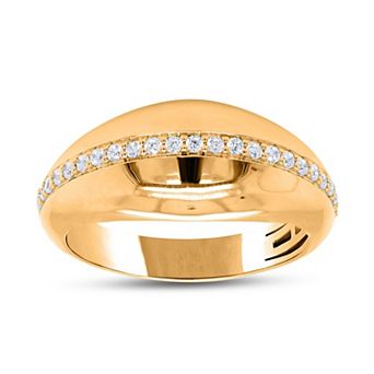 Heirloom Treasures Sterling Silver 1/5 Carat T.W. Lab-Grown Diamond Promise Ring