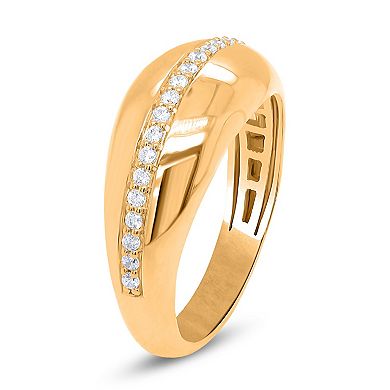 Heirloom Treasures Sterling Silver 1/5 Carat T.W. Lab-Grown Diamond Promise Ring