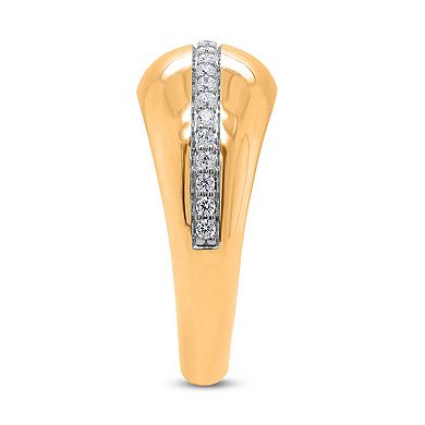 Heirloom Treasures Sterling Silver 1/5 Carat T.W. Lab-Grown Diamond Promise Ring