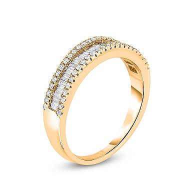 Heirloom Treasures Sterling Silver 1/2 Carat T.W. Lab-Grown Diamond Wedding Band