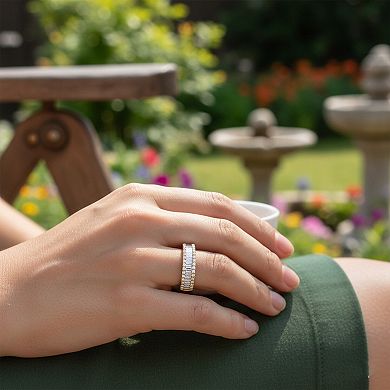 Heirloom Treasures Sterling Silver 1/2 Carat T.W. Lab-Grown Diamond Wedding Band