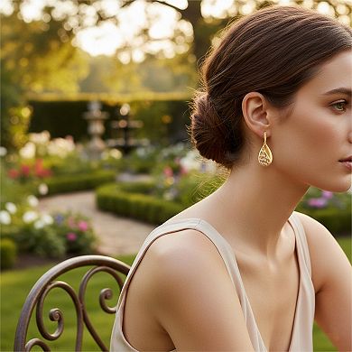 Heirloom Treasures Sterling Silver 1/3 Carat T.W. Lab-Grown Diamond Teardrop Earrings