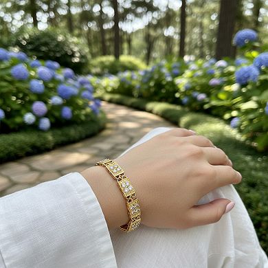 Heirloom Treasures Sterling Silver 1 Carat T.W. Lab Grown Diamond Bracelet