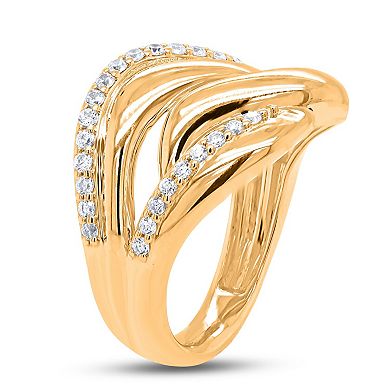 Heirloom Treasures Sterling Silver 1/4 Carat T.W. Lab-Grown Diamond Ring