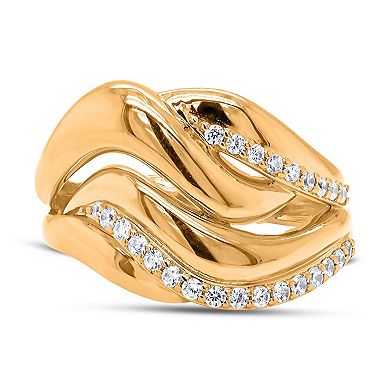 Heirloom Treasures Sterling Silver 1/4 Carat T.W. Lab-Grown Diamond Ring