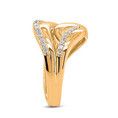 Heirloom Treasures Sterling Silver 1/4 Carat T.W. Lab-Grown Diamond Ring