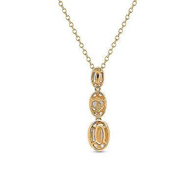 Heirloom Treasures Sterling Silver 1/3 Carat T.W. Lab-Grown Diamond Pendant Necklace