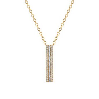 Heirloom Treasures Sterling Silver Lab-Grown Diamond Pendant Necklace