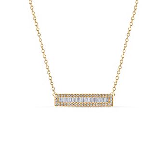 Heirloom Treasures Sterling Silver 1/2 Carat T.W. Lab-Grown Diamond Necklace
