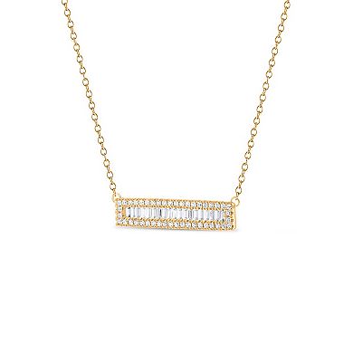 Heirloom Treasures Sterling Silver 1/2 Carat T.W. Lab-Grown Diamond Necklace