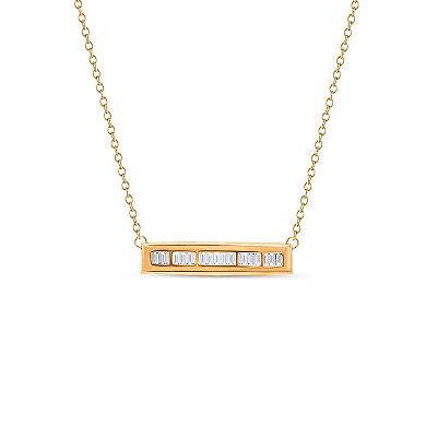 Heirloom Treasures Sterling Silver 1/2 Carat T.W. Lab-Grown Diamond Necklace