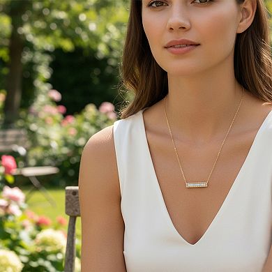 Heirloom Treasures Sterling Silver 1/2 Carat T.W. Lab-Grown Diamond Necklace