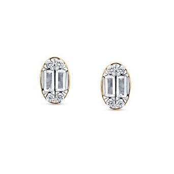Heirloom Treasures Sterling Silver 5/8 Carat T.W. Lab-Grown Diamond Stud Earrings