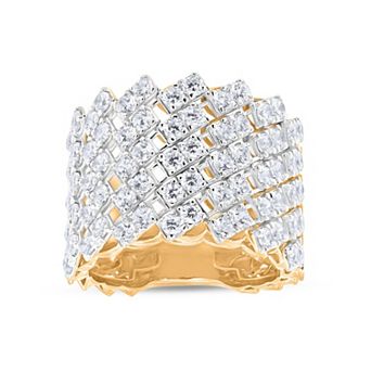 Heirloom Treasures Sterling Silver 2-1/2 Carat T.W. Lab-Grown Diamond Ring