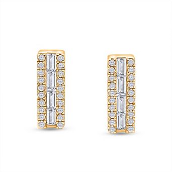 Heirloom Treasures Sterling Silver 3/8 Carat T.W. Lab-Grown Diamond Drop Earrings