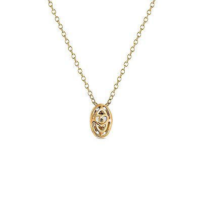 Heirloom Treasures Sterling Silver 1/6 Carat T.W. Lab-Grown Diamond Oval Pendant Necklace