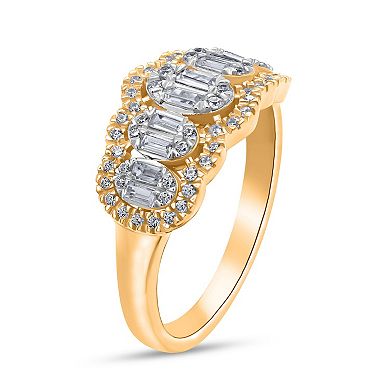 Heirloom Treasures Sterling Silver 1/2 Carat T.W. Lab-Grown Diamond Promise Ring