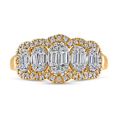 Heirloom Treasures Sterling Silver 1/2 Carat T.W. Lab-Grown Diamond Promise Ring