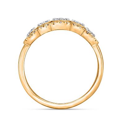 Heirloom Treasures Sterling Silver 1/2 Carat T.W. Lab-Grown Diamond Promise Ring