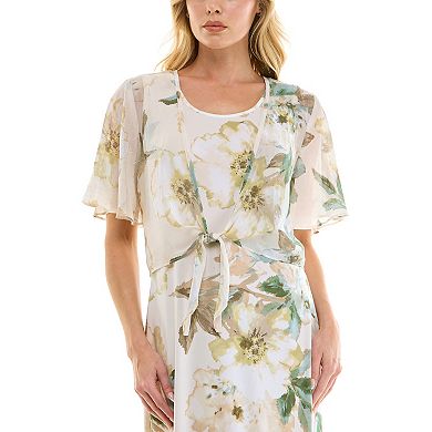 Women's Luxology Maxi Dress with Shrug