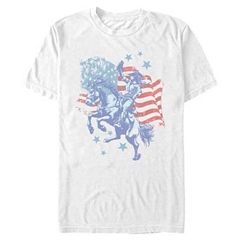 Big & Tall Cowgirl Americana Graphic Tee
