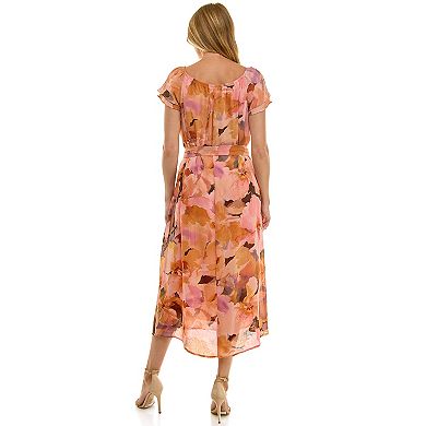 Women's Luxology Tie Waist Midi Dress