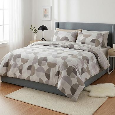 9-Piece Bed in a Bag Comforter Set Ultra-Soft Microfiber with Side Pockets All Seasons Bedding