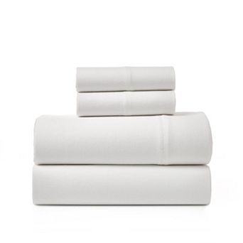 King Jersey Sheet Set 4 pc Cotton Blend All Season Deep Pocket Soft Cozy Stretchy