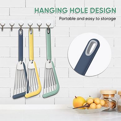 Nonstick Fish Spatula Heat-Resistant, Thin Slotted Silicone Turner
