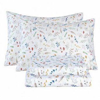 Queen Size Extra Deep Pocket Sheet Set 4 pc Microfiber Soft Breathable Wrinkle-Free