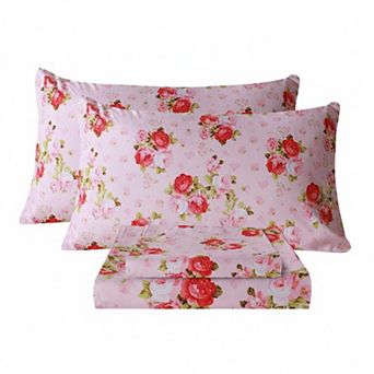 Queen Size Extra Deep Pocket Sheet Set 4 pc Microfiber Soft Breathable Wrinkle-Free