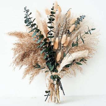 Lavender & Eucalyptus Dried Flowers, Boho Rustic Home & Wedding Decor