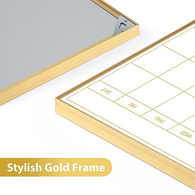 Dry Erase Calendar Cork Board 36x24 Magnetic Wall Combo Office Home School