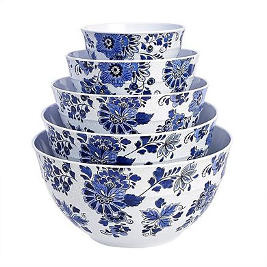 Mixing Bowl Set, 5-Piece, With Lids, Non-Slip, Dishwasher Safe