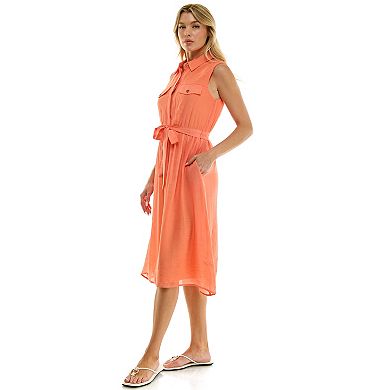 Women's Luxology Midi Shirt Dress